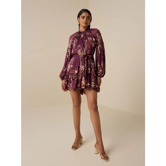 Hemant & Nandita Savi Ruffle Mini Dress - Picture 3 of 12